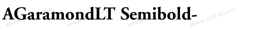 AGaramondLT Semibold字体转换